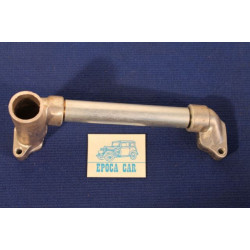 TUBO FERRO CON RACCORDI ALLUMINIO PASSAGGIO ACQUA SOPRA TESTA TOPO B-C