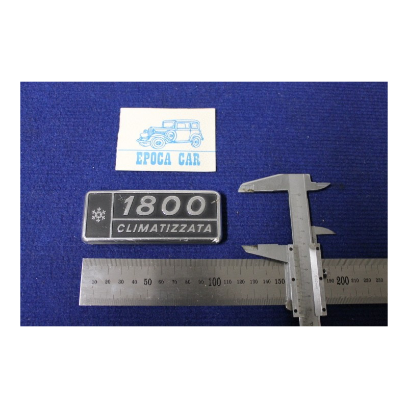 FIAT   1800 CLIMATIZZATA (FONDO NERO)  METALLO CROMATO