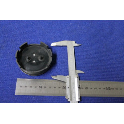 BADGE WHIT SUPPORT 74 DIAMETER  PLASTIC
