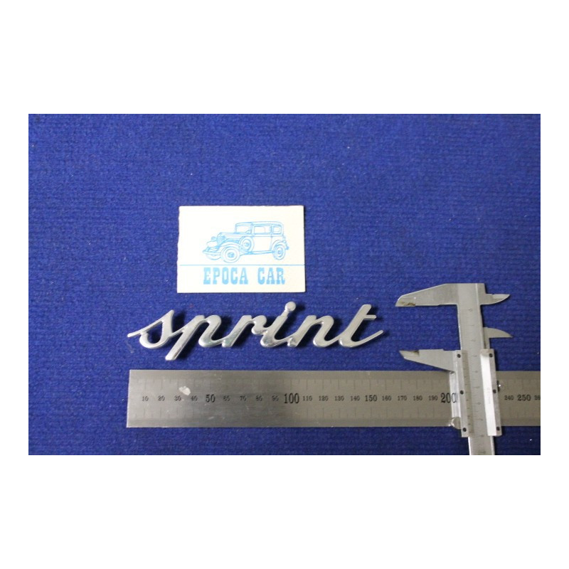 SCRITTA SPRINT METALLO CROMATO SPESS. 2 MM
