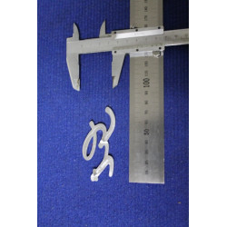 EMBLEM  GT  METAL CHROME