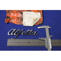 EMBLEM  ALFETTA  (FLAT TYPE) METAL CHROME