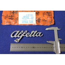 EMBLEM  ALFETTA  (THICKNESS 1 MM) METAL CHROME