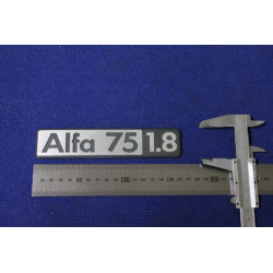 EMBLEMS " ALFA 75 1.8" METAL
