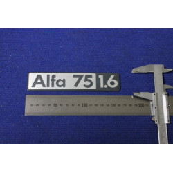 EMBLEMS " ALFA 75 1.6" METAL