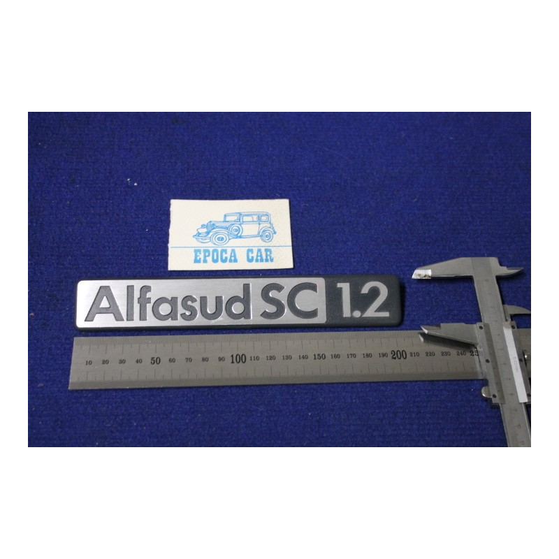 EMBLEM " ALFASUD SC 1.2 "  METAL