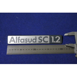 EMBLEM " ALFASUD SC 1.2 "  METAL