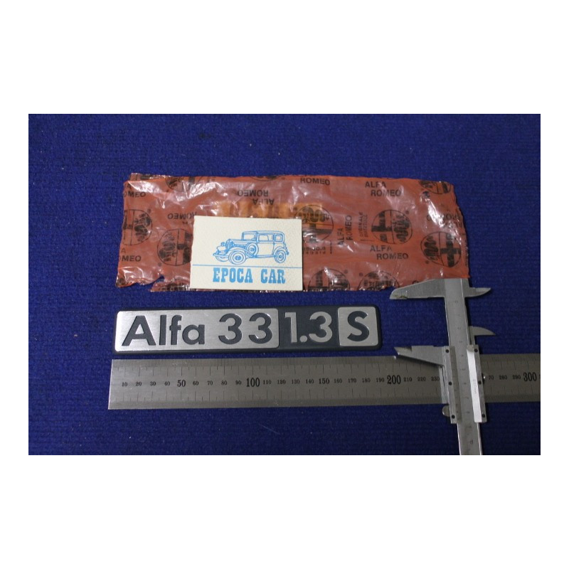 SCRITTA "ALFA 33 1.3 S" METALLO OPACO