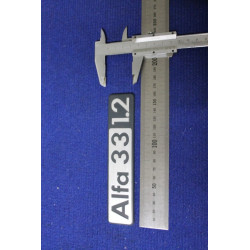 EMBLEM " ALFA 33 1.2"   METAL