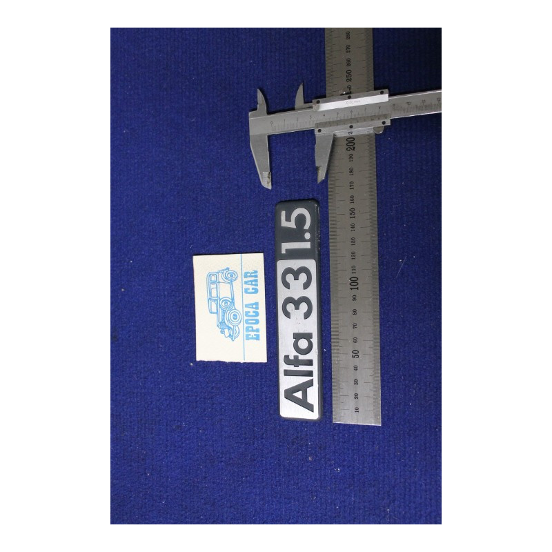 SCRITTA "ALFA 33 1.5"  METALLO OPACO