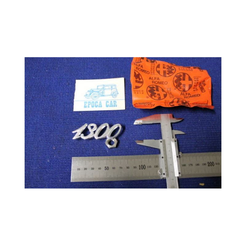 SCRITTA "1300"   METALLO CRONATO