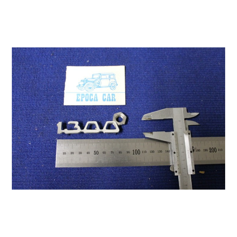 EMBLEM "1300" METAL CHROME