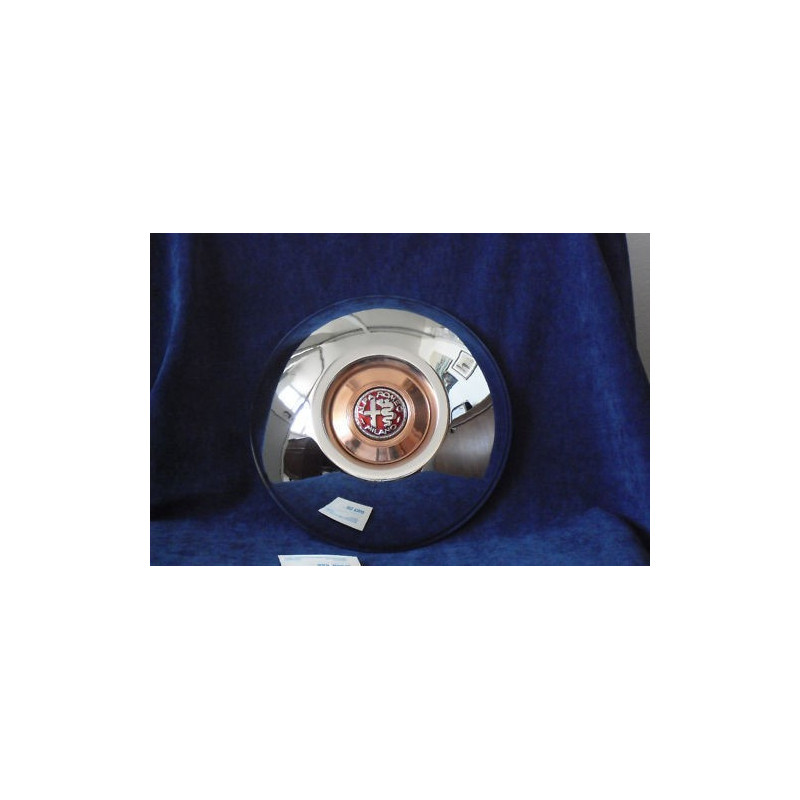 COPPE RUOTA OTTONE CROMATO E DISCHETTO CENTRALE RAME