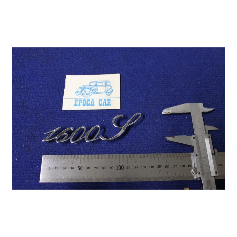 EMBLEM "1600 S" BIG TYPE   METAL CHROME