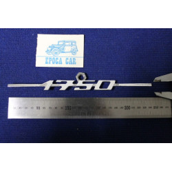 SCRITTA "1750"   METALLO CROMATO