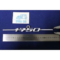EMBLEM " 1750 "  METAL CROME