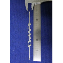 SCRITTA "1750"   METALLO CROMATO