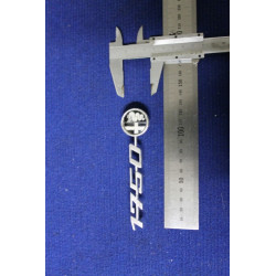 SCRITTA "1750" CON STEMMA  INTERNO CRUSCOTTO   METALLO CROMATO