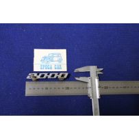 SCRITTA "2000"  PER INTERNO CRUSCOTTO METALLO CROMATO