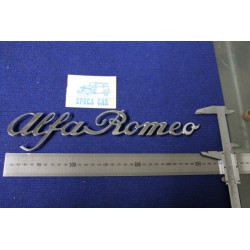 EMBLEM "ALFA ROMEO"  305 MM LENGHT   METAL CHROME