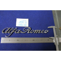 EMBLEM "ALFA ROMEO"  305 MM LENGHT   METAL CHROME