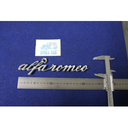 SCRITTA "ALFAROMEO"   220 MM  METALLO CROMATO