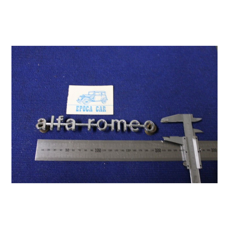 EMBLEM "ALFA ROMEO"  METAL CHROME