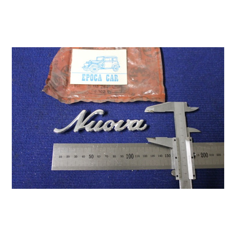SCRITTA "NUOVA"   METALLO CROMATO
