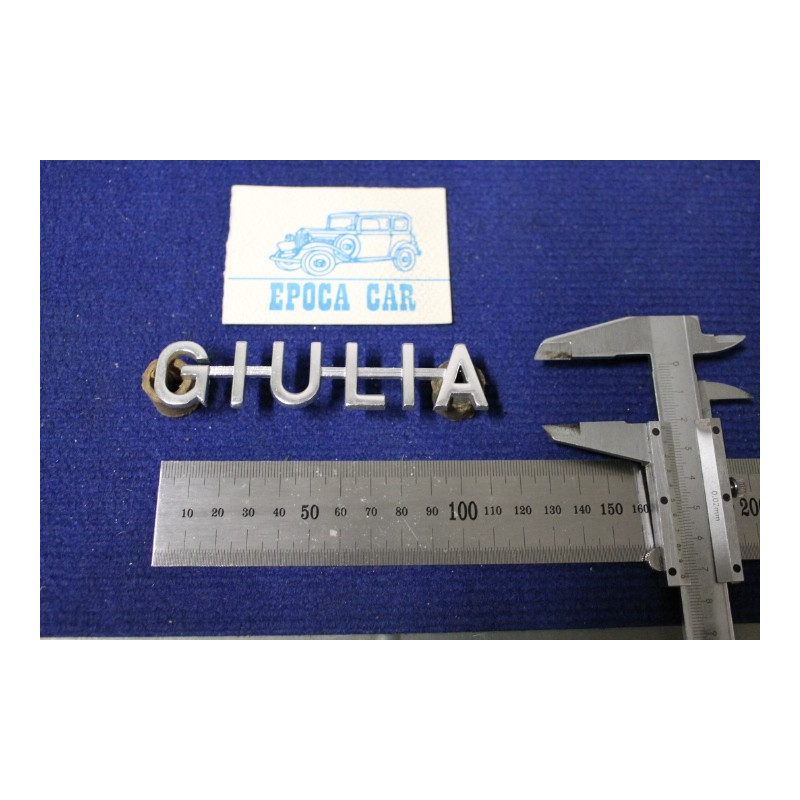 EMBLEM "GIULIA"   ALLUMINIUM