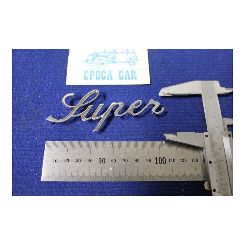 EMBLEM "SUPER"    METAL CHROME