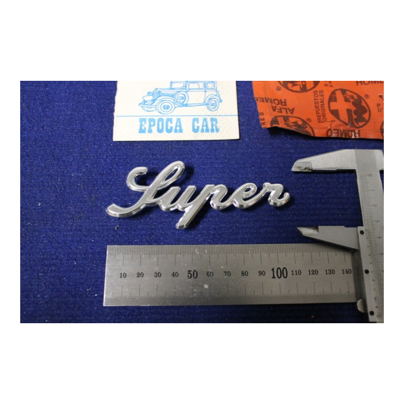 EMBLEM "SUPER" ALLUMINIUM