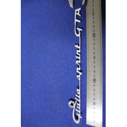 EMBLEM "GIULIA SPRINT GTA"  METAL CHROME