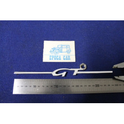 EMBLEM "GT"   METAL CHROME