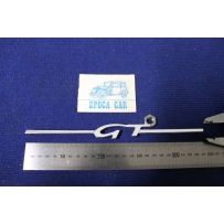 SCRITTA "GT"   METALLO CROMATO
