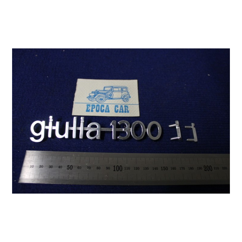 SCRITTA "GIULIA 1300" (+TI)  ALLUMINIO