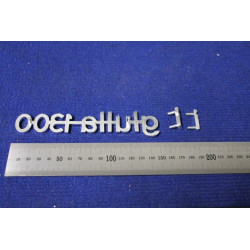 SCRITTA "GIULIA 1300" (+TI)  ALLUMINIO