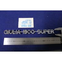 EMBLEM "GIULIA 1300 SUPER" ALLUMINIUM