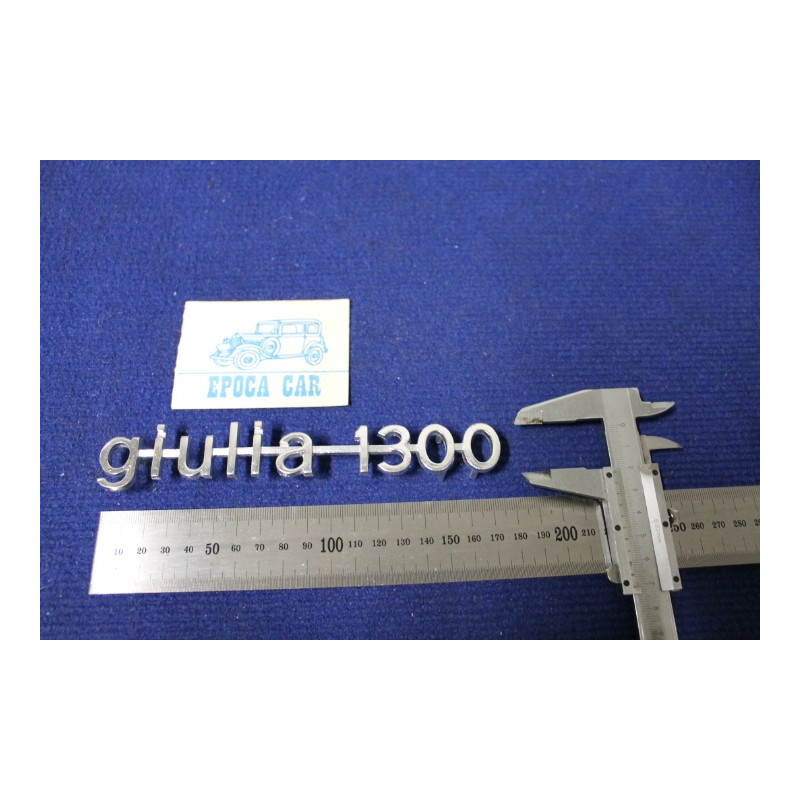 SCRITTA "GIULIA 1300"  MINUSCOLO  ALLUMINIO