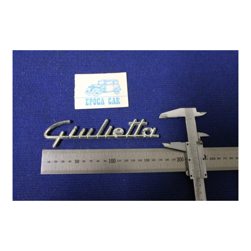 SCRITTA "GIULIETTA"  IN PLASTICA