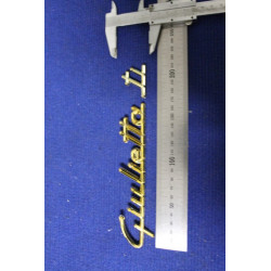 EMBLEM "GIULIETTA"  GOLDEN PLASTIC