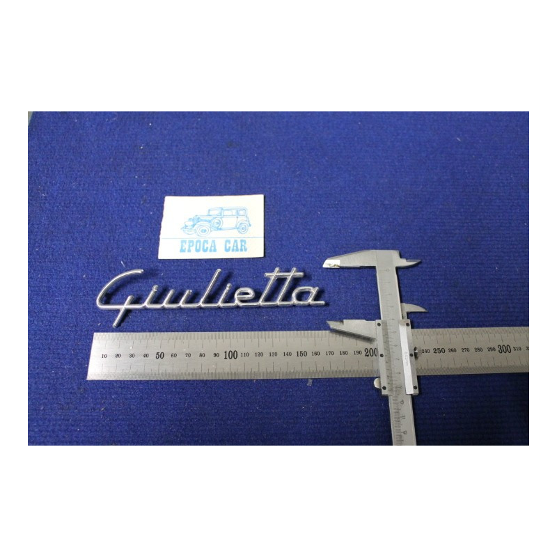 SCRITTA "GIULIETTA" IN ALLUMINIO