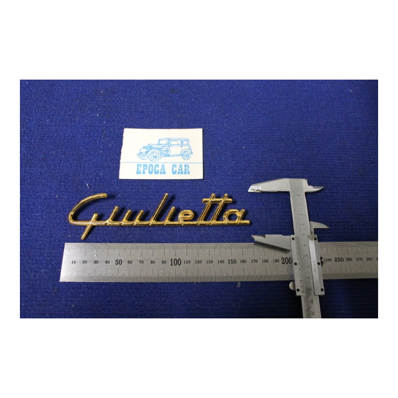 EMBLEM "GIULIETTA"   GOLDEN METAL
