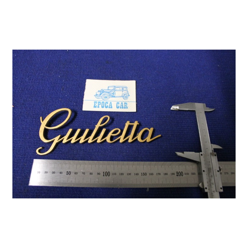 SCRITTA "GIULIETTA" IN CORSIVO   OTTONE