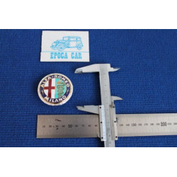 BADGE "ALFA ROMEO MILANO" ENAMEL METAL UNTILL 1960