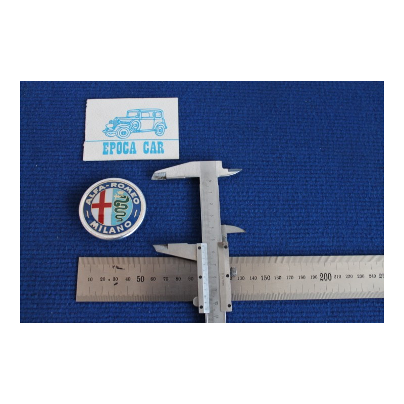BADGE "ALFA ROMEO MILANO" PLASTIC UNTILL '72