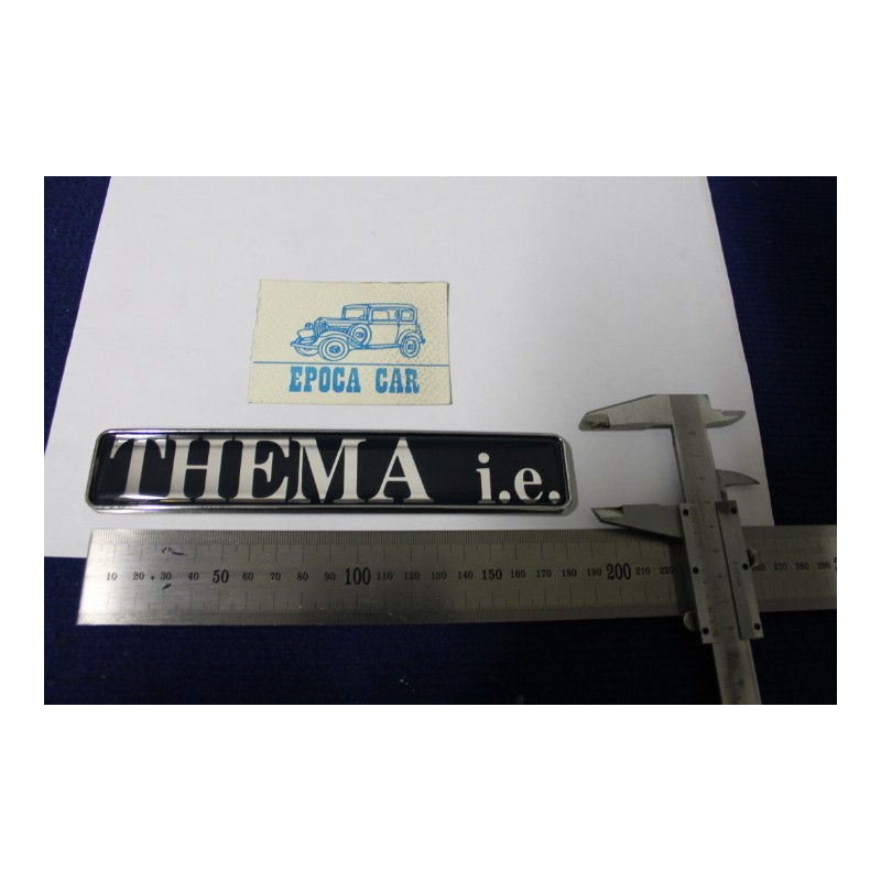SCRITTA "THEMA I. E."   PLASTICA