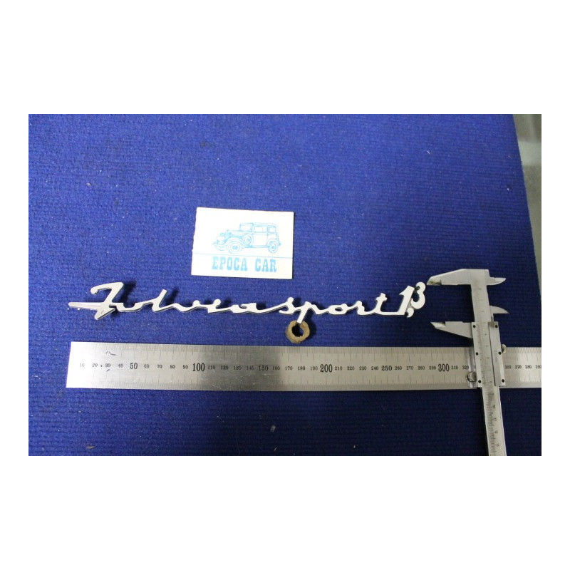 EMBLEM "FULVIA SPORT 1,3" METAL CHROME