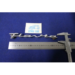 SCRITTA "FLAVIA"   METALLO CROMATO