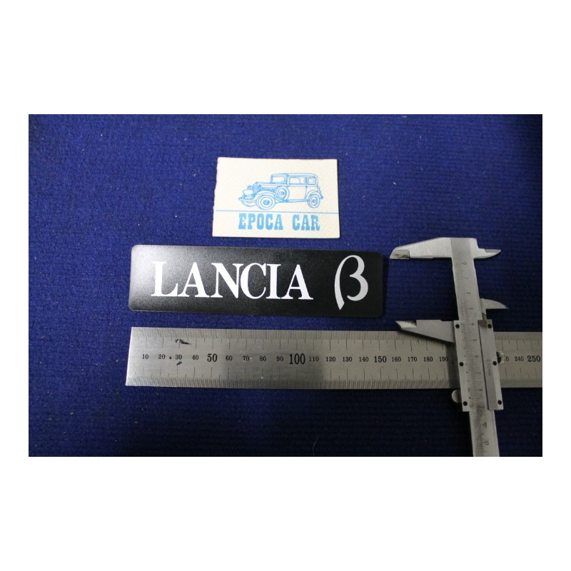 SCRITTA "LANCIA  B "     PLASTICA NERA