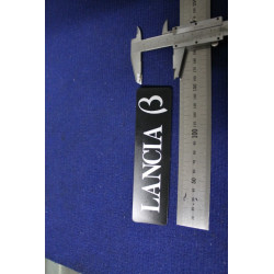 EMBLEM " LANCIA B "    BLACK PLASTIC